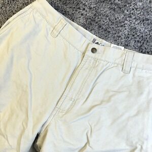 Columbia Vertex Pants Mens 34x30 Beige Cargo Outdoor Hiking Canvas Workwear